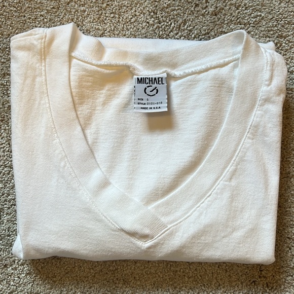 EUC Michael size small Short sleeve white tee - Picture 2 of 8
